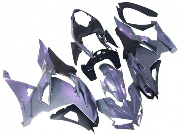 Carenados Moto Kawasaki Ninja 500 EX500R 2024-2026 - Camaleón Gris Dazz Púrpura Perla