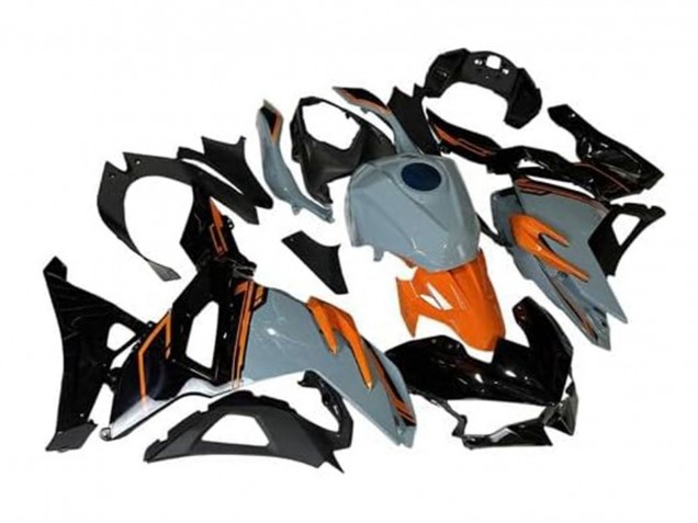 Carenados Moto Kawasaki Ninja 500 EX500R 2024-2026 - Nardo Gris Naranja Negro