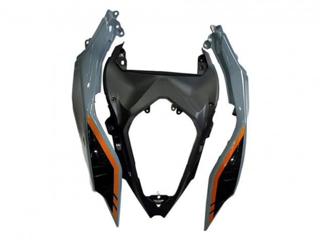 Carenados Moto Kawasaki Ninja 500 EX500R 2024-2026 - Nardo Gris Naranja Negro