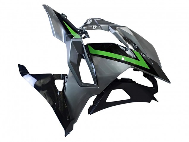 Carenados Moto Kawasaki Ninja 500 EX500R 2024-2026 - Gris Verde Negro