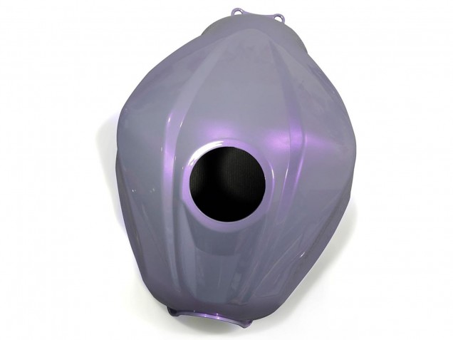 Carenados Moto Kawasaki EX300 2013-2024 - Camaleón Gris Dazz Púrpura Perla