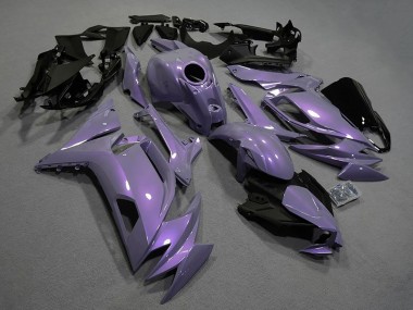 Carenados Moto Kawasaki Ninja 650 EX650 2020-2026 - Camaleón Gris Dazz Púrpura Perla