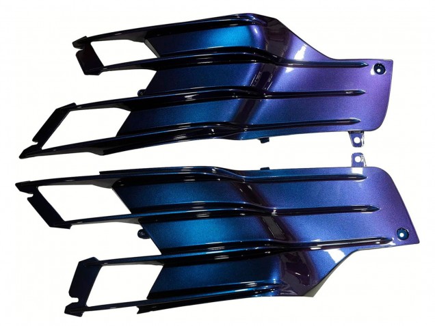 Carenados Moto Kawasaki ZX14R ZZR1400 2012-2024 - Camaleón Azul Púrpura
