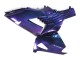 Carenados Moto Kawasaki ZX14R ZZR1400 2006-2011 - Camaleón Azul Púrpura