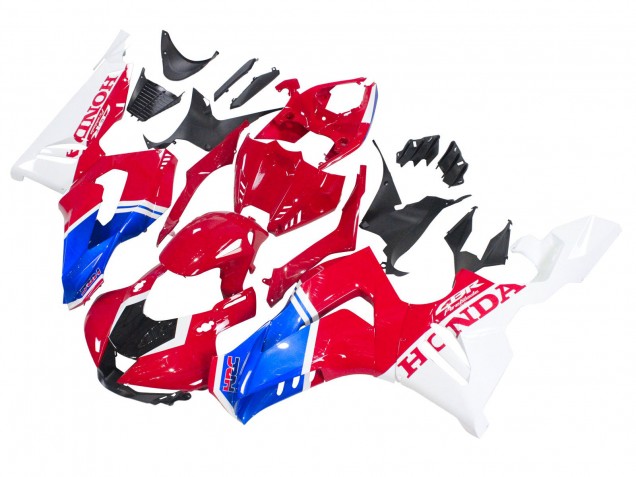 Kits Carenados Moto Honda CBR1000RR-R 2020-2023 - Blanco Rojo Azul HRC
