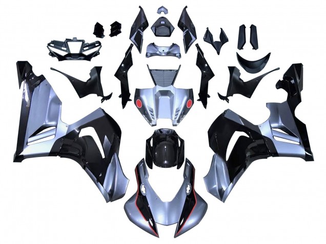 Carenados Moto Honda CBR1000RR-R 2020-2023 - Plata Negro Brillante
