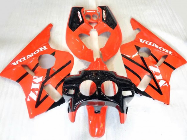 Carenados Moto Honda CBR400RR NC23 1987-1989 - Naranja Negro Brillante