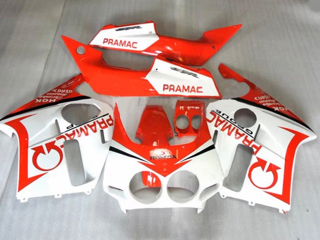 Carenados Moto Honda CBR400RR NC23 1987-1989 - Naranja Blanco Pramac