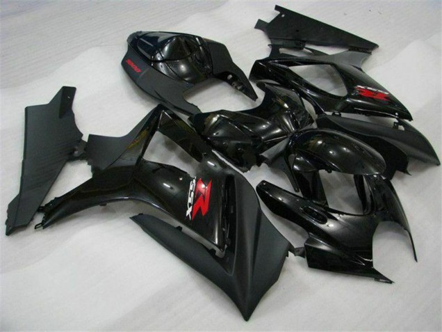 Carenados Moto Suzuki GSXR 1000 2007-2008 - Negro Brillante Negro Mate Rojo
