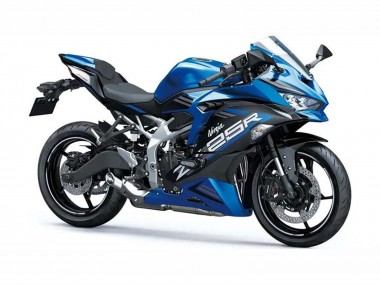 Carenados Moto Kawasaki ZX25R ZX-25R 2019-2025 - Azul Blanco Negro Mate