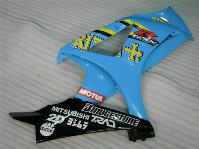 Kits Carenado Moto Suzuki GSXR 1000 2007-2008 - Azul Oro Negro Rizla