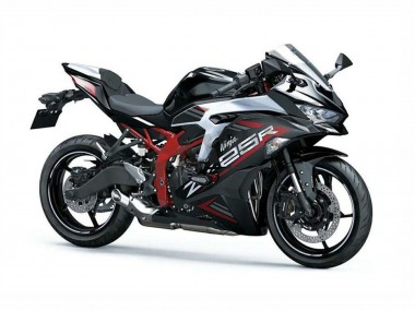 Carenados Moto Kawasaki ZX25R ZX-25R 2019-2025 - Plata Rojo Negro