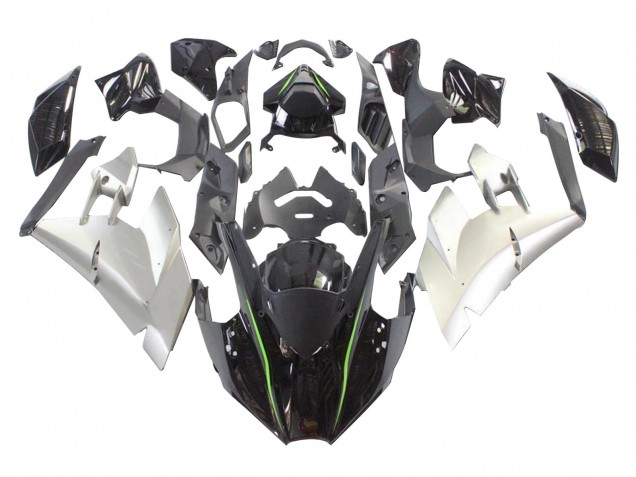 Carenados Moto Kawasaki Ninja H2 2015-2022 - Negro Plata Verde