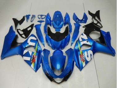 Kits Carenado Moto Suzuki GSXR 1000 2009-2016 - Azul Verde Blanco