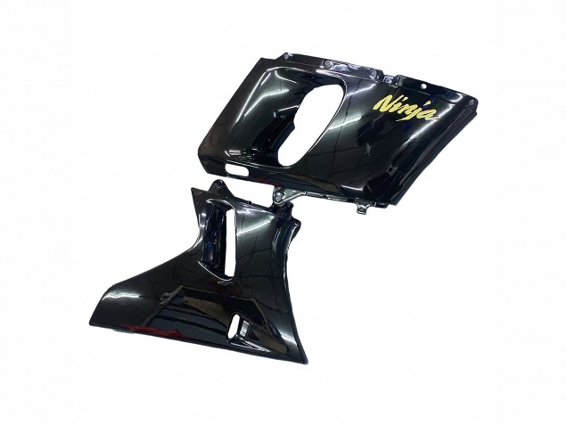 Carenados Moto Kawasaki ZZR600 1998-2003 - Negro Brillante Oro Ninja