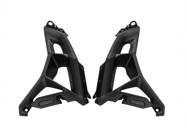 Carenados Moto Kawasaki Versys 650 2022-2025 - Negro Brillante Blanco