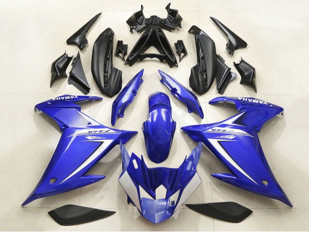 Carenado Moto Yamaha FZ6R 2009-2015 - Azul Blanco