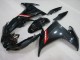 Carenados Moto Yamaha FZ6R 2009-2015 - Negro Brillante Rojo