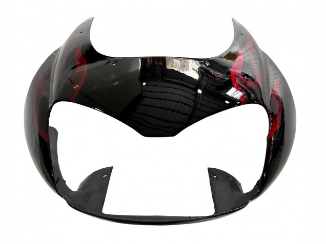 Kits Carenado Moto Yamaha YZF 1000R Thunderace 1997-2007 - Negro Rojo Llama