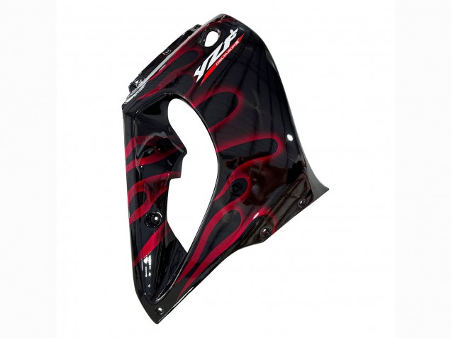 Kits Carenado Moto Yamaha YZF 1000R Thunderace 1997-2007 - Negro Rojo Llama