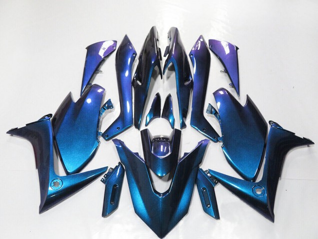 Carenados Moto Yamaha TMAX560 2019-2021 - Gradiente Azul Oscuro Púrpura