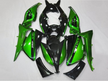 Carenados Moto Yamaha TMAX530 2012-2014 - Verde Brillante Negro