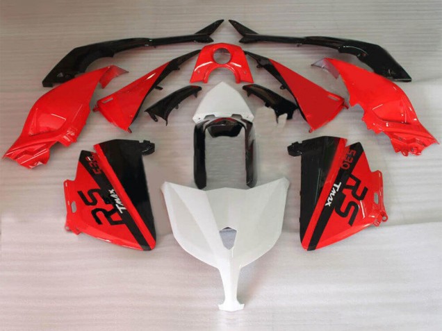 Carenados Moto Yamaha TMAX530 2012-2014 - Blanco Rojo Negro
