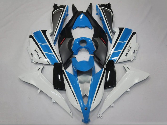 Carenados Moto Yamaha TMAX530 2012-2014 - Blanco Azul Negro
