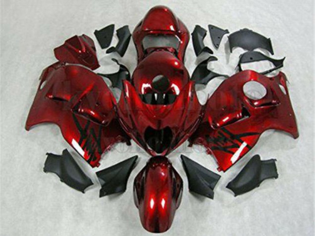 Carenado Moto Suzuki GSXR 1300 Hayabusa 1996-2007 - Rojo Negro