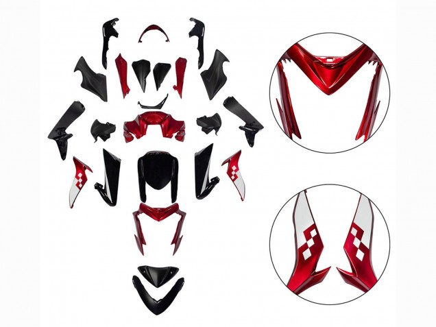 Carenados Moto Suzuki GSX-S 1000 2015-2020 - Rojo Negro
