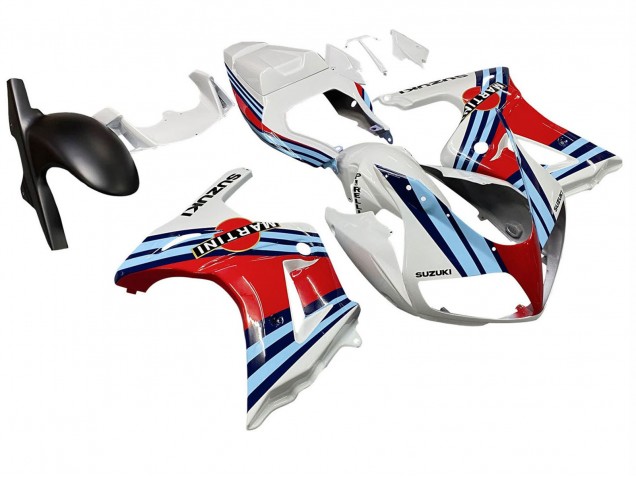 Carenados Moto Suzuki SV650 2003-2013 - Blanco Rojo Azul Martini