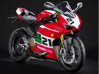 Carenados Moto Ducati Panigale V2 2020-2024 - Blanco Rojo Verde Negro Mate Corse 21