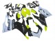 Carenados Moto Ducati Panigale V2 2020-2024 - Blanco Verde Lima Negro Brillante Stein Dinse VR 46