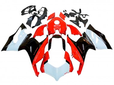 Kits Carenado Moto Ducati Panigale V2 2020-2024 - Blanco Rojo Negro Brillante