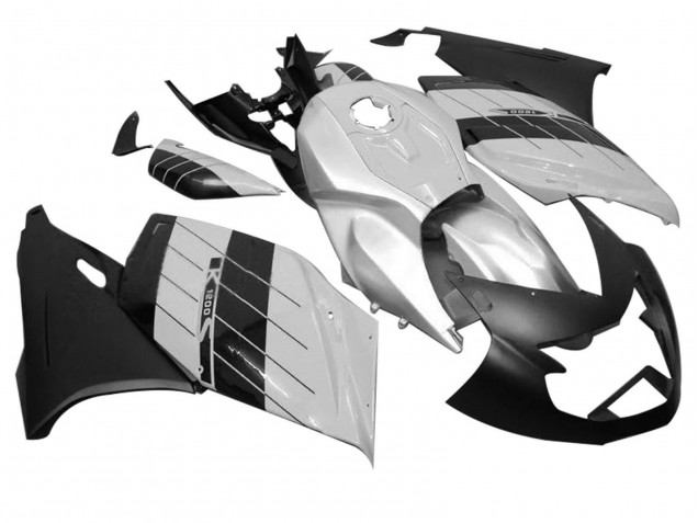 Carenados Moto BMW K1200S 2005-2010 - Plata Negro Mate