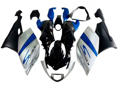 Carenado Moto BMW K1200S 2005-2010 - Plata Azul Negro