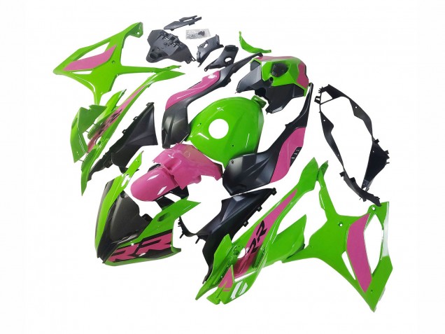 Carenados Moto BMW S1000RR 2023-2024 - Rosa Verde Negro
