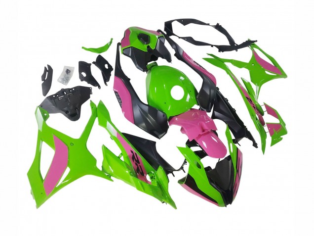 Carenados Moto BMW S1000RR 2023-2024 - Rosa Verde Negro
