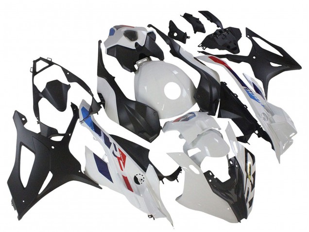 Carenado Moto BMW S1000RR 2023-2024 - Blanco Azul Rojo Negro Mate