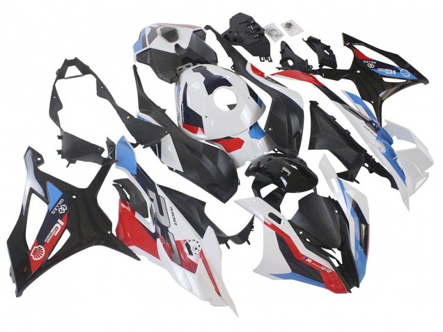 Carenados Moto BMW S1000RR 2023-2024 - Blanco Azul Rojo Negro Mate