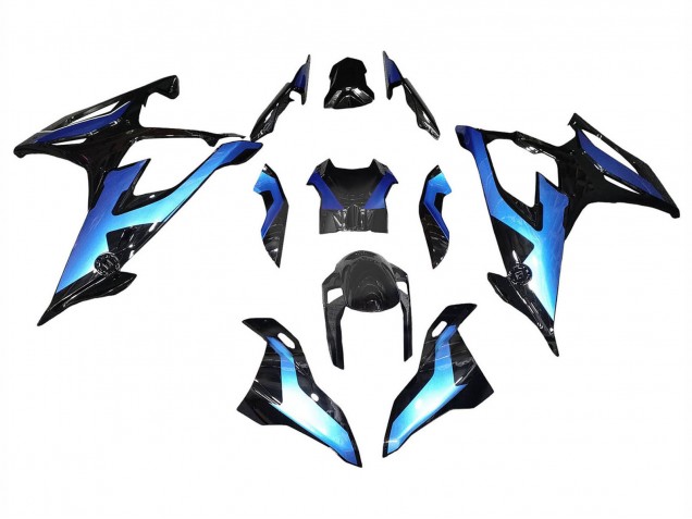 Carenados Moto BMW S1000RR 2019-2022 - Negro Gradiente Azul