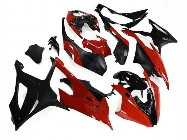 Kits Carenado Moto BMW S1000RR 2019-2022 - Negro Rojo