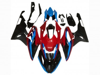 Carenados Moto BMW S1000RR 2017-2018 - Azul Rojo Negro