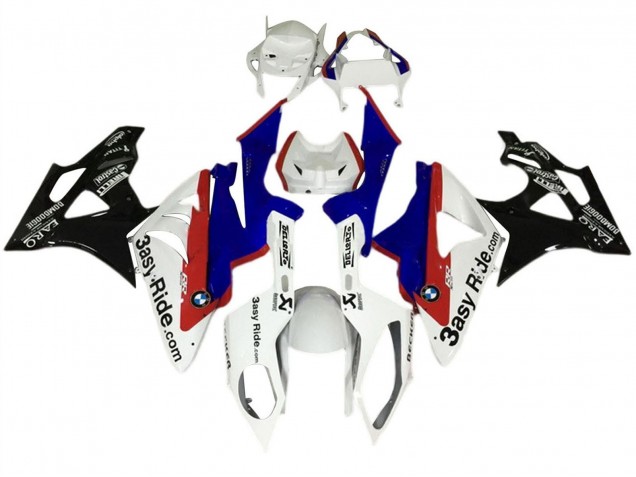 Kit Carenados Moto BMW S1000RR 2017-2018 - Blanco Azul Rojo Negro Brillante