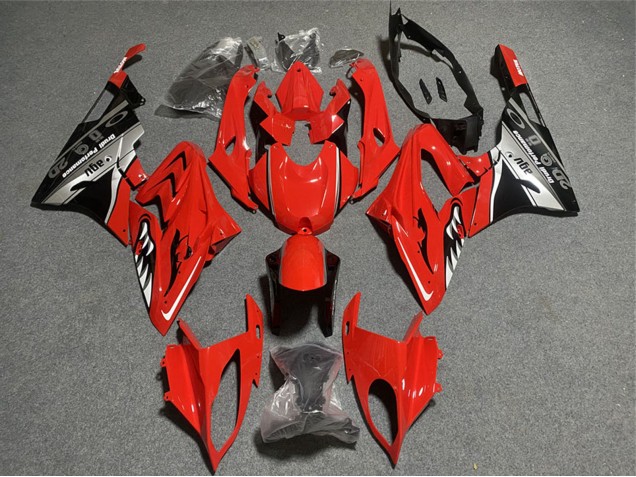 Carenados Moto BMW S1000RR 2017-2018 - Rojo Gris Negro Tiburón
