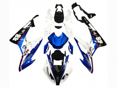 Carenados Moto BMW S1000RR 2015-2016 - Blanco Azul Negro 88