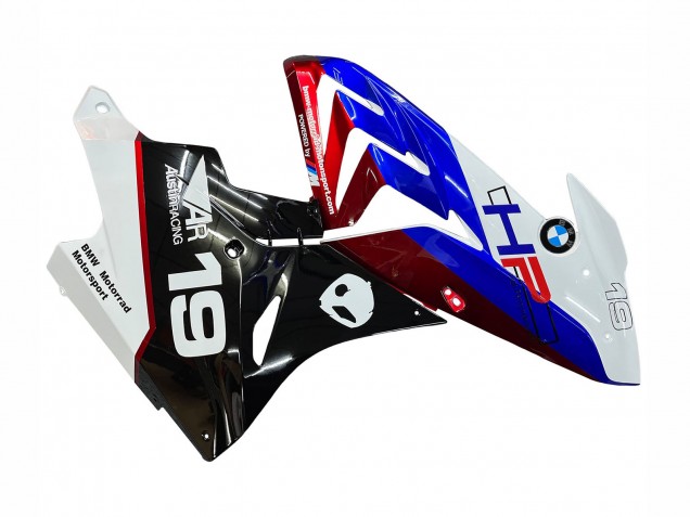 Carenado Moto BMW S1000RR 2015-2016 - Blanco Rojo Azul Negro