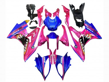 Carenados Moto BMW S1000RR 2015-2016 - Rosa Azul Tiburón