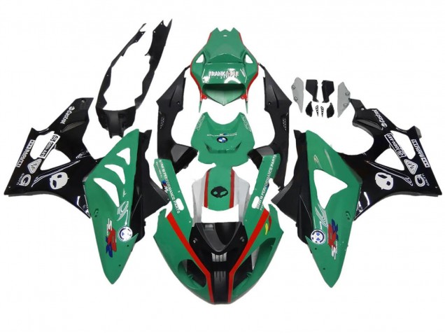 Carenados Moto BMW S1000RR 2009-2014 - Verde Rojo Negro