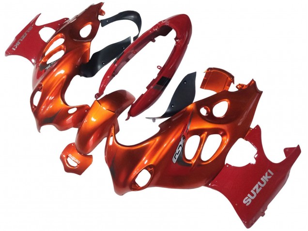 Carenados Moto Suzuki GSX600F/GSX750F 2004-2006 - Burnt Naranja Blanco Logo